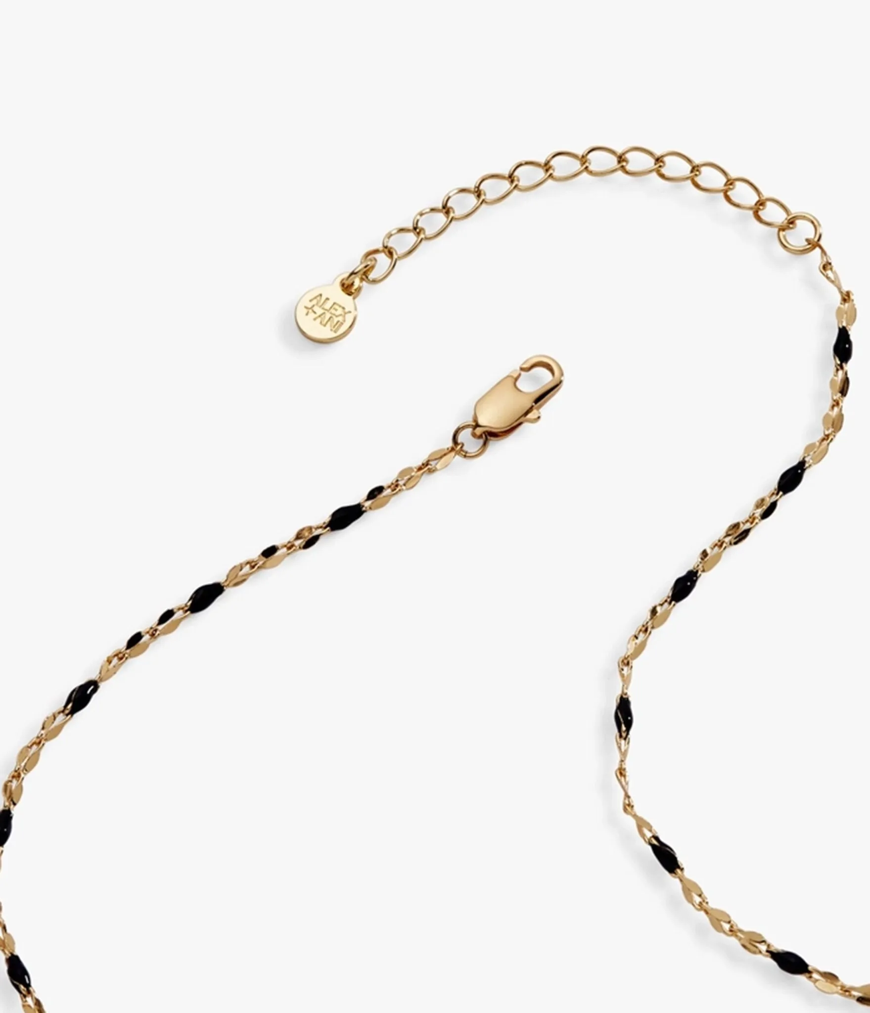 Black Gold Cat & Crescent Moon Charm Pendant Necklace sold by Unique Vintage product image thumbnail 5