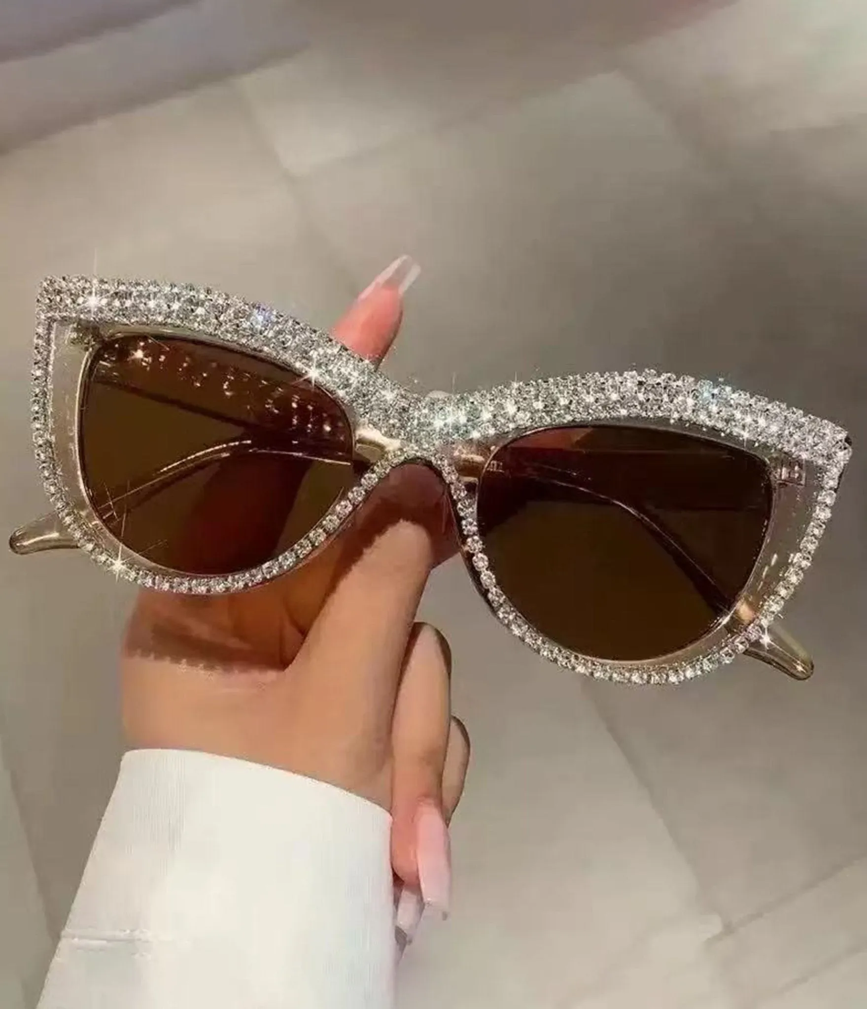 Unique Vintage Rhinestone Frame Sunglasses sold by Unique Vintage
