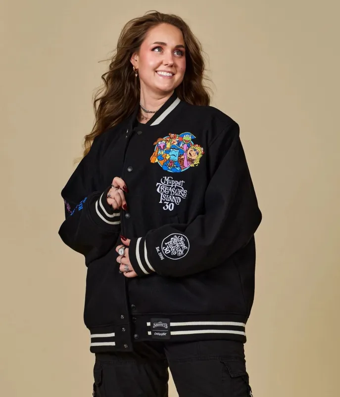Cakeworthy Disney Muppet Treasure Island Varsity Jacket made by Cakeworthy