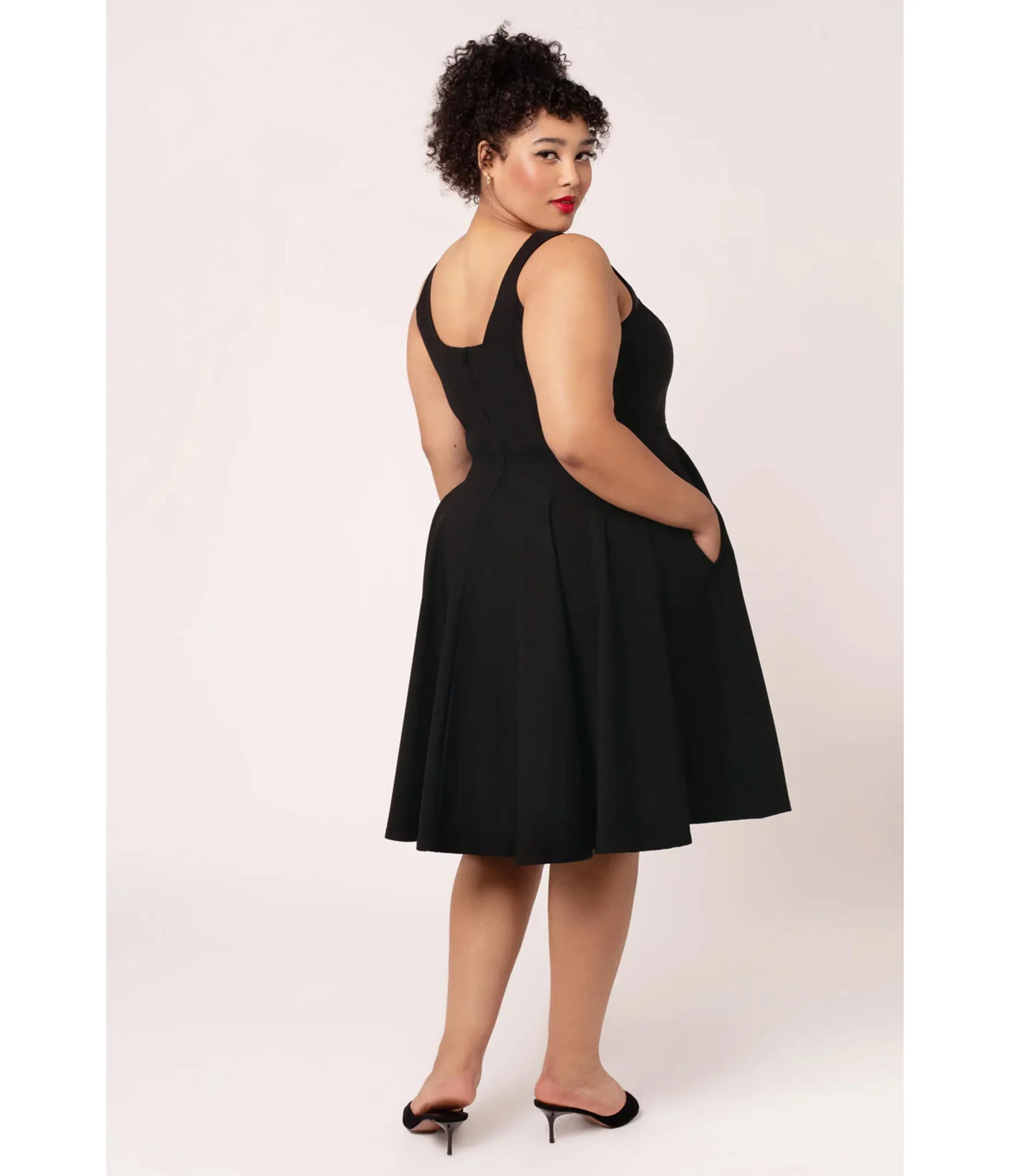 Hell Bunny Plus Size Black Scorpion Western Swing Dress sold by Unique Vintage product image thumbnail 2