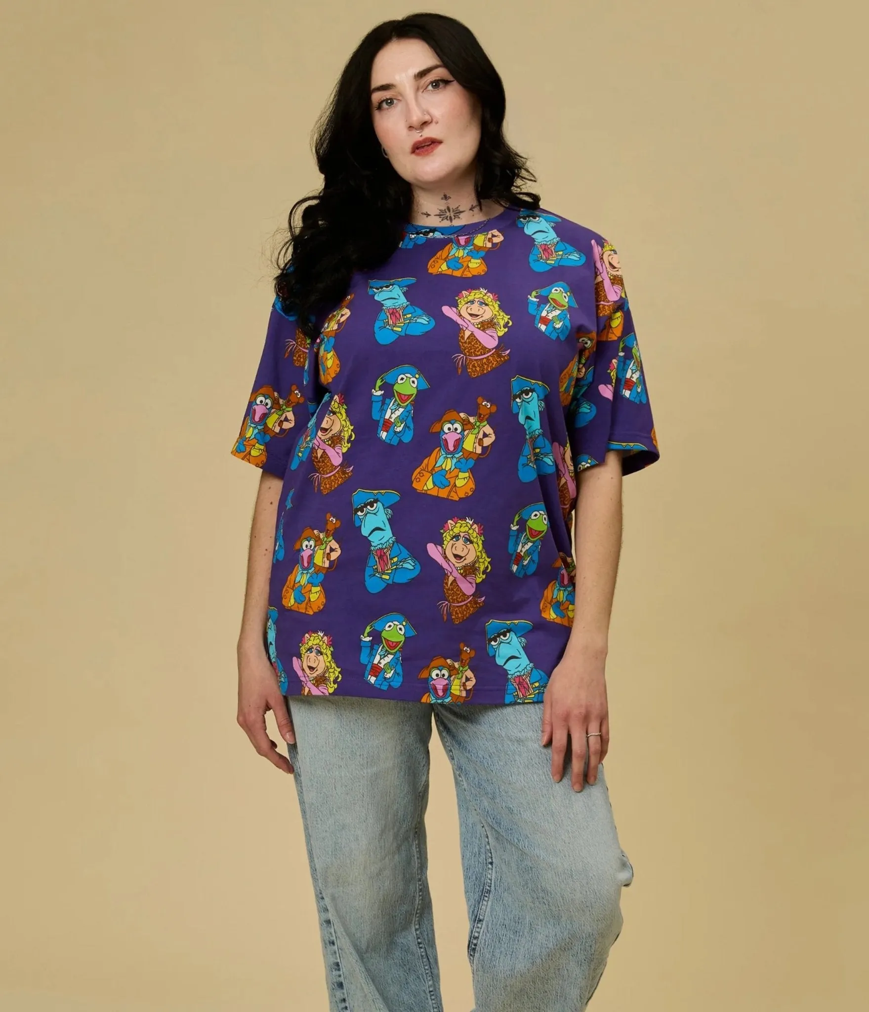 Cakeworthy Purple Muppet Treasure Island Unisex Tee sold by Unique Vintage