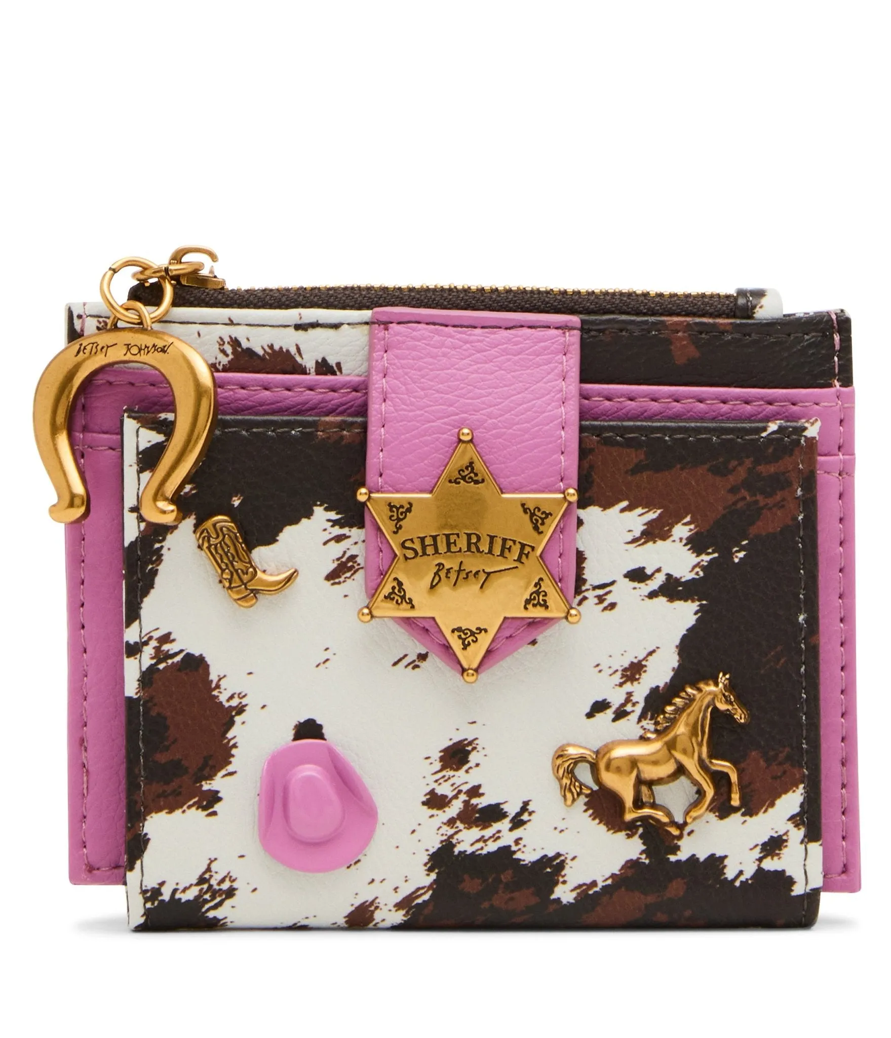 Betsey Johnson Sheriff Betsey Leatherette Wallet sold by Unique Vintage