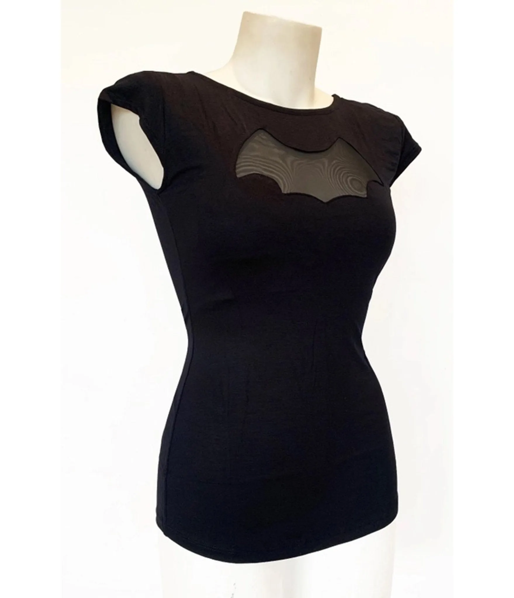 Bonsai Kitten Black Bat Cutout Top sold by Unique Vintage product image thumbnail 4