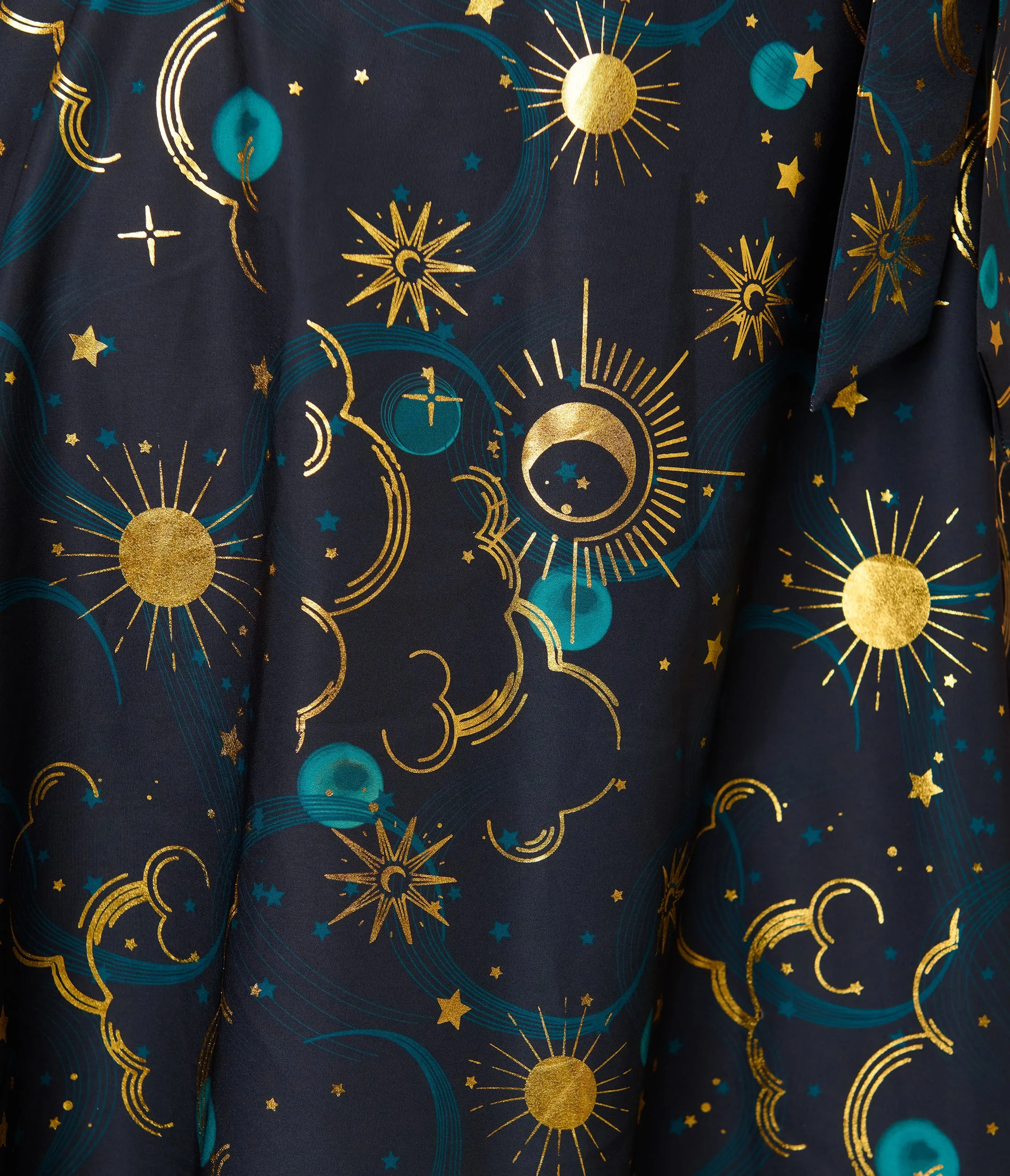 Unique Vintage Black Celestial Print Swing Dress sold by Unique Vintage product image thumbnail 5