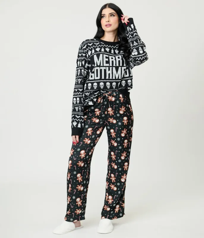 Gingerdead Men Lounge Pants made by Unique Vintage