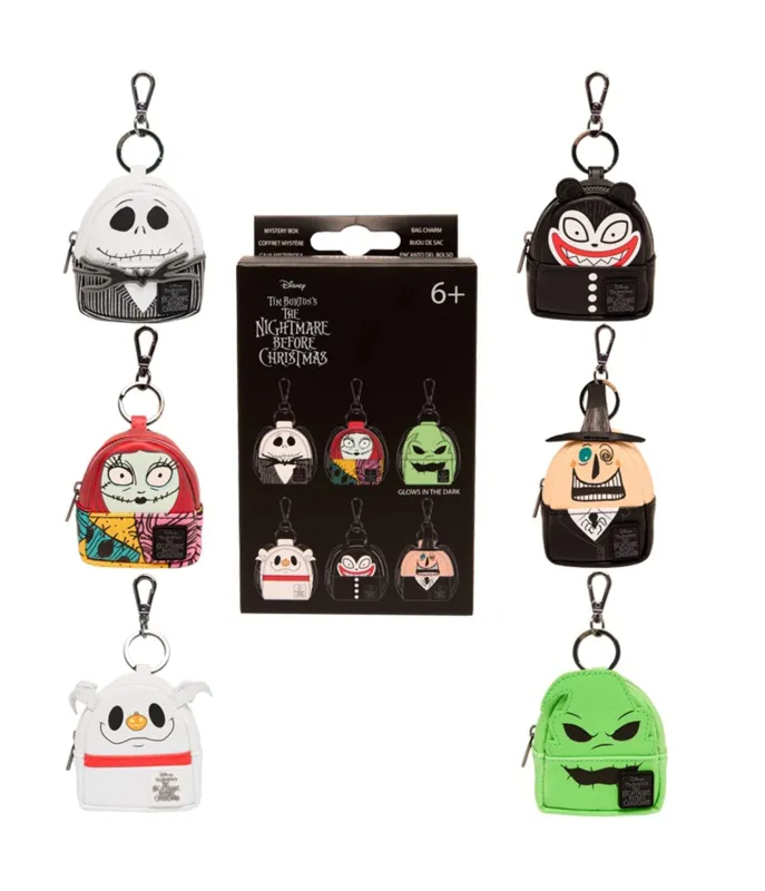 Loungefly The Nightmare Before Christmas Cosplay Mystery Mini Backpack Keychain Charm made by Loungefly