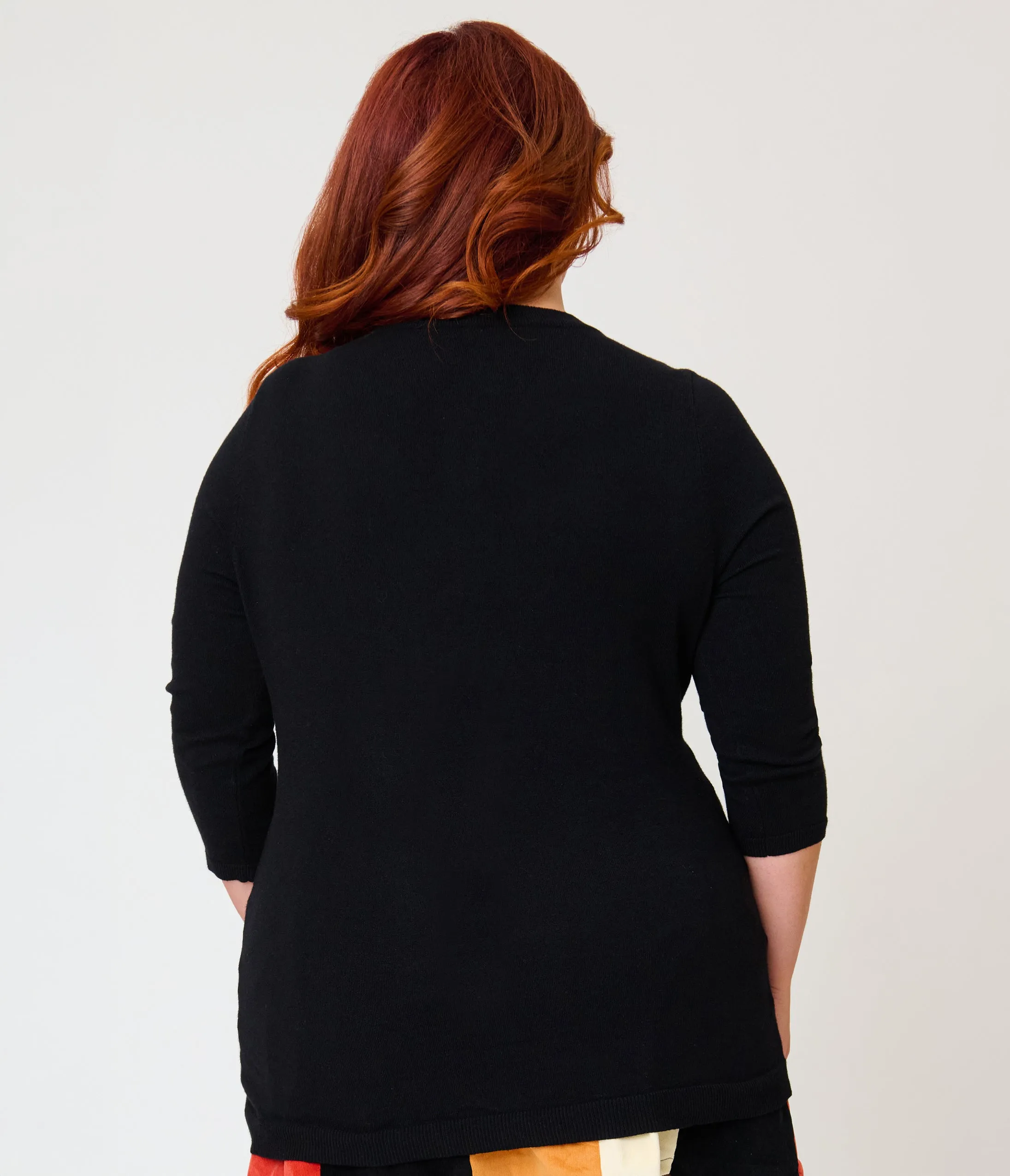 Unique Vintage Plus Size Black Cat & Pumpkin Embroidered Cardigan sold by Unique Vintage product image thumbnail 2