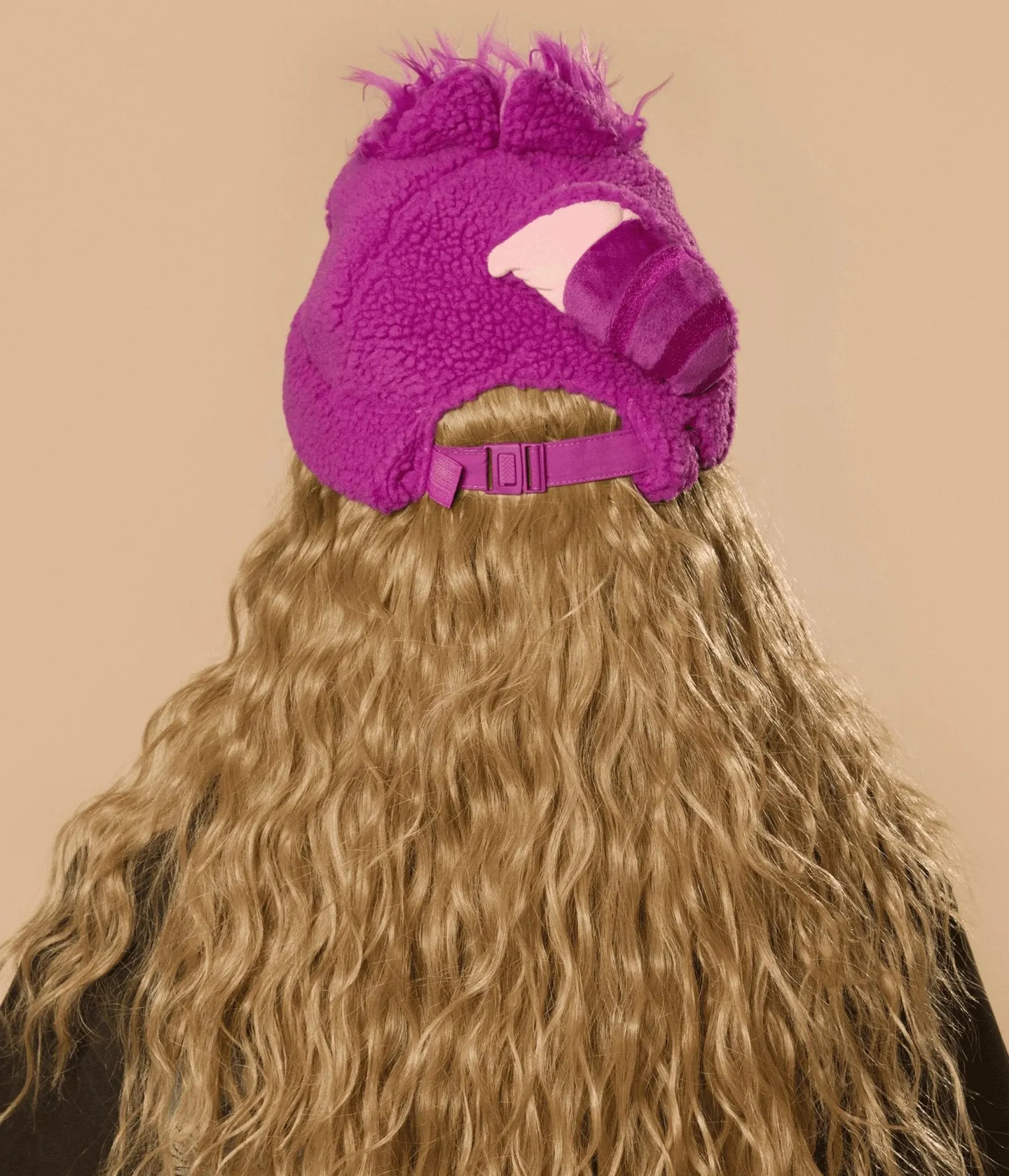 Cakeworthy Purple Alice in Wonderland Cheshire Cat Sherpa Beanie sold by Unique Vintage product image thumbnail 2