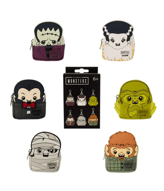 Loungefly Universal Monsters Cosplay Mystery Mini Backpack Keychain Charm made by Loungefly