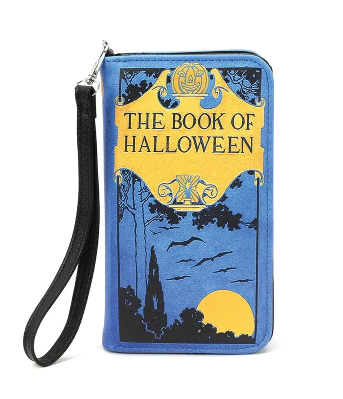 Blue Book of Halloween Wallet made by Unique Vintage