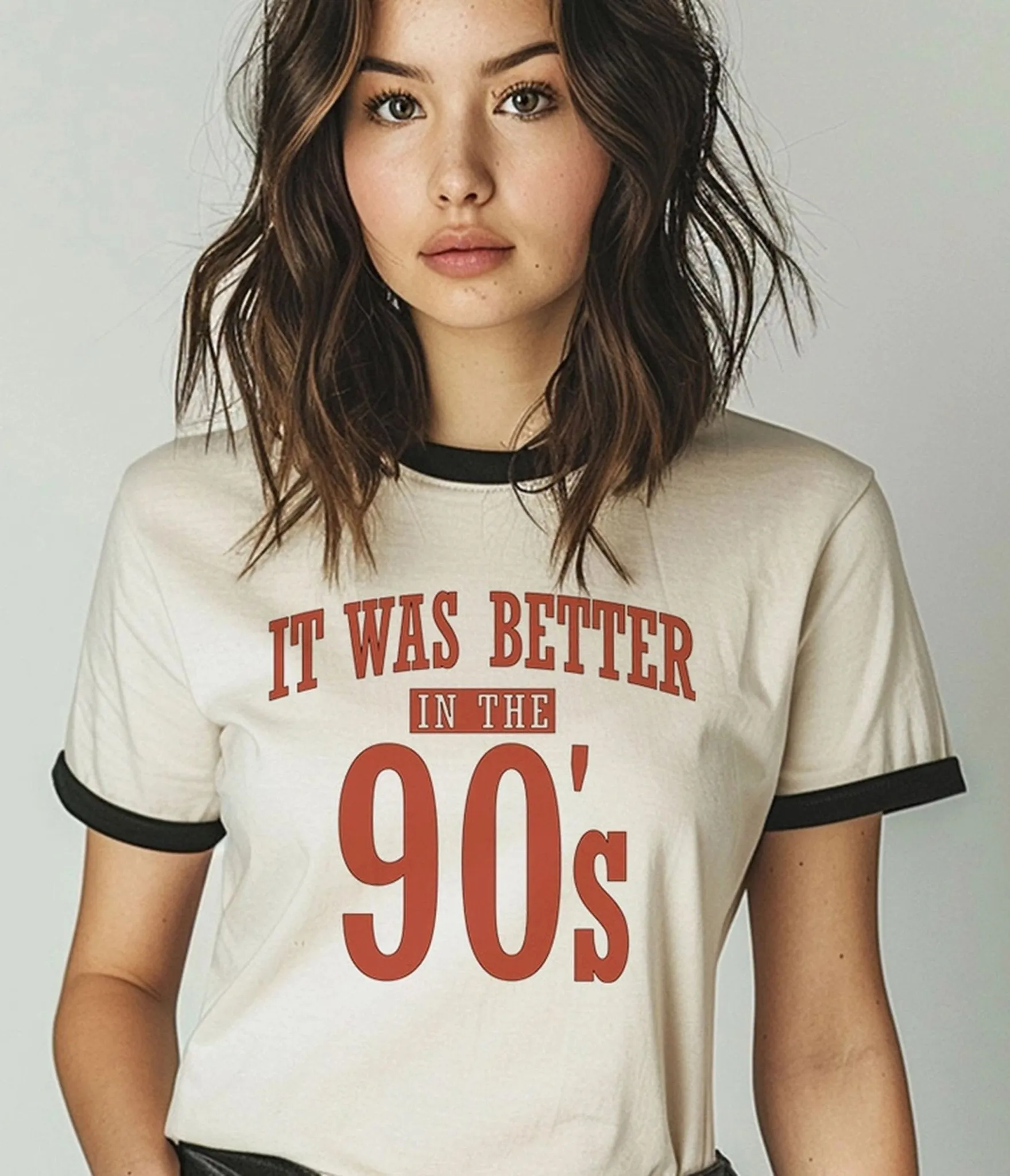 It Was Better in the 90s Ringer Graphic Tee sold by Unique Vintage