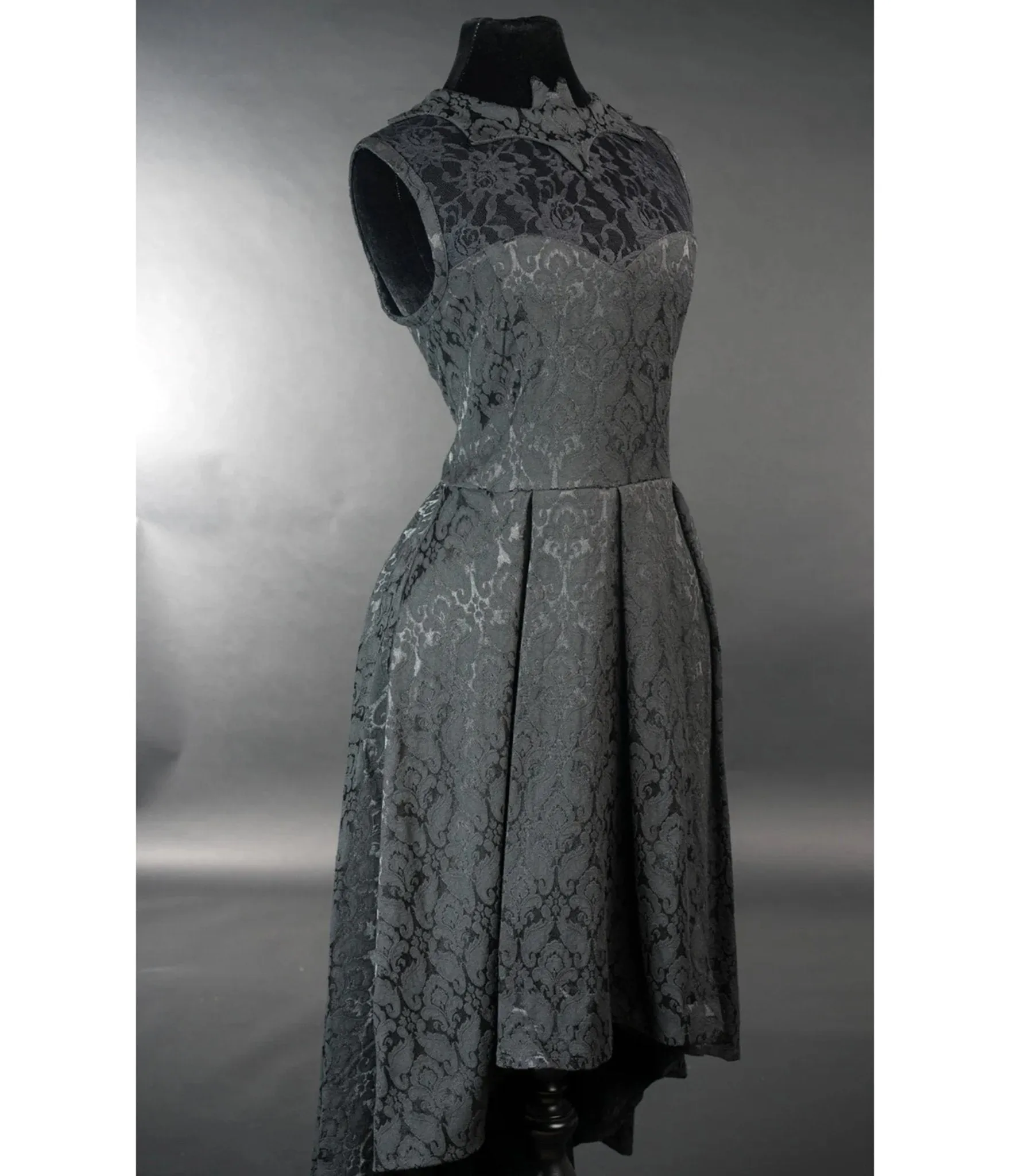 Black Bat Succubus High-Low Dress sold by Unique Vintage product image thumbnail 4