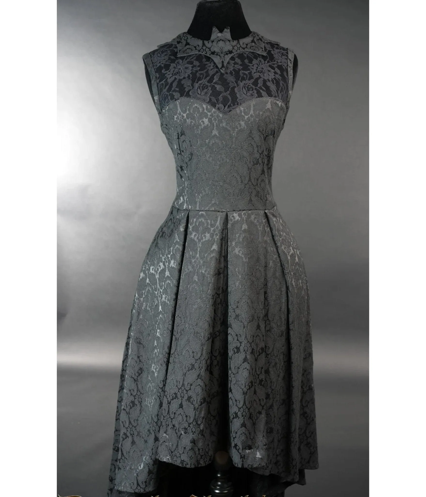 Black Bat Succubus High-Low Dress sold by Unique Vintage product image thumbnail 3