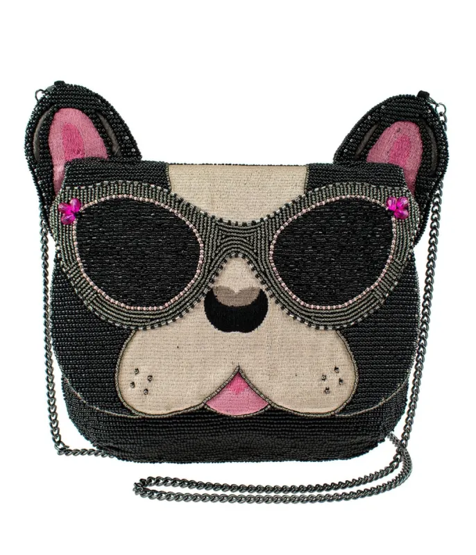 Mary Frances Throw Me a Bone Crossbody Bag made by Unique Vintage