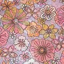 Smak Parlour Lavender & Retro Bloom Hair Scarf sold by Unique Vintage product image thumbnail 4