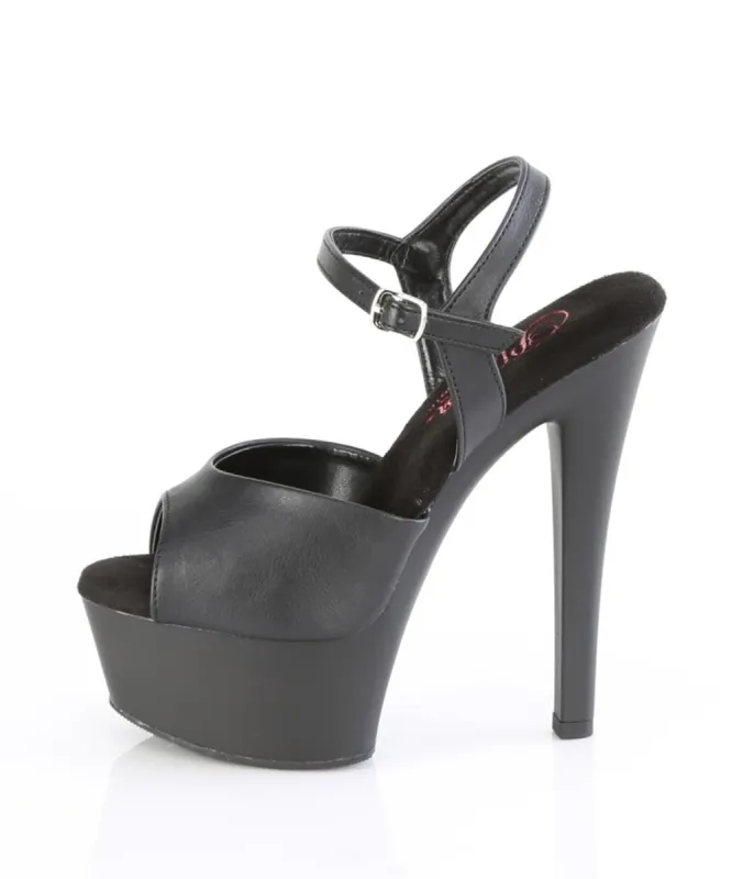 Black Comfort Platform Sandals sold by Unique Vintage