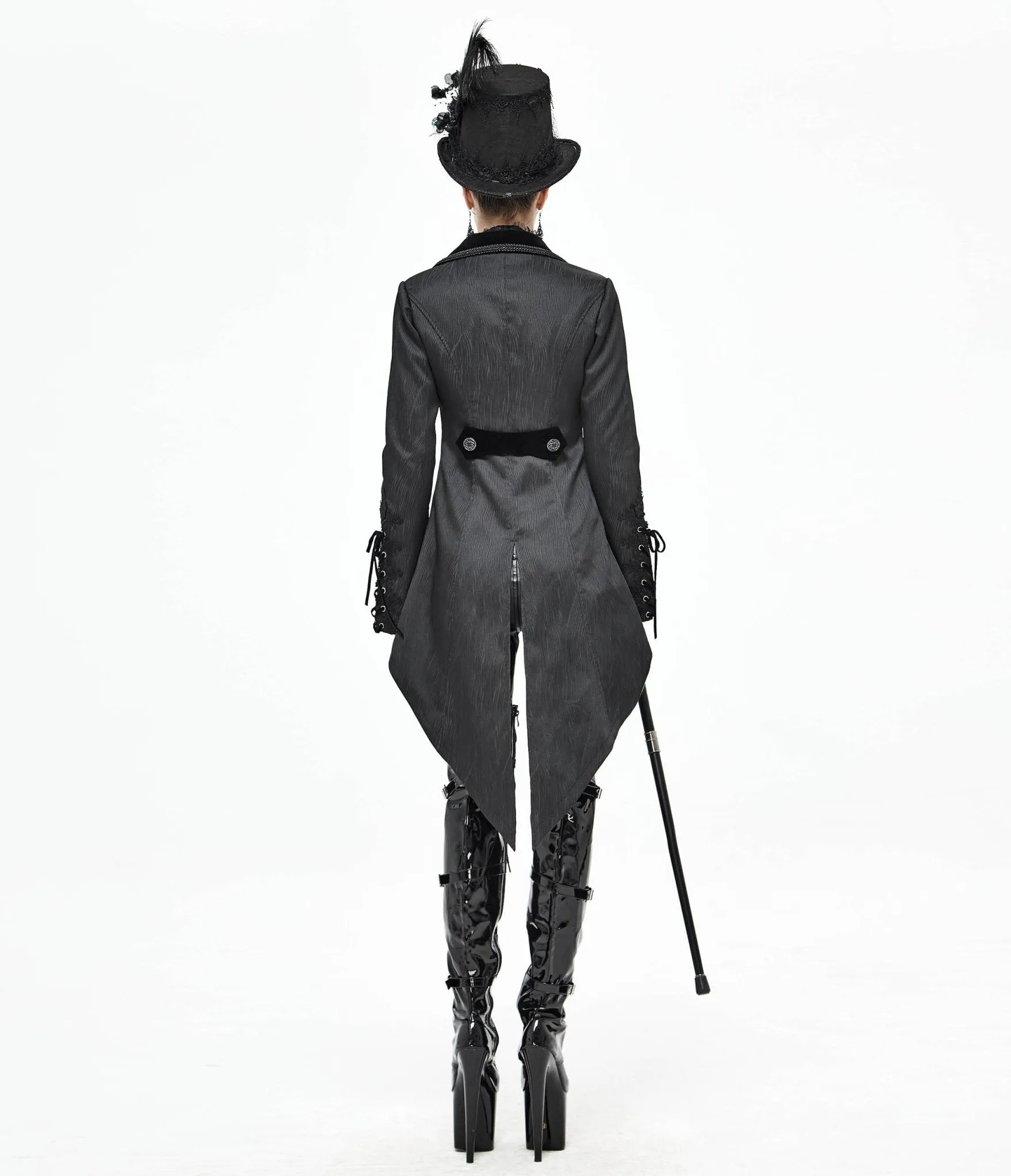Black Victorian Jacket sold by Unique Vintage product image thumbnail 2