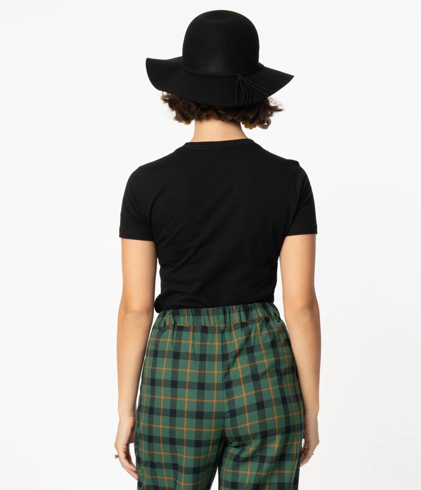 Unique Vintage Black Halloqueen Womens Graphic Tee sold by Unique Vintage product image thumbnail 3