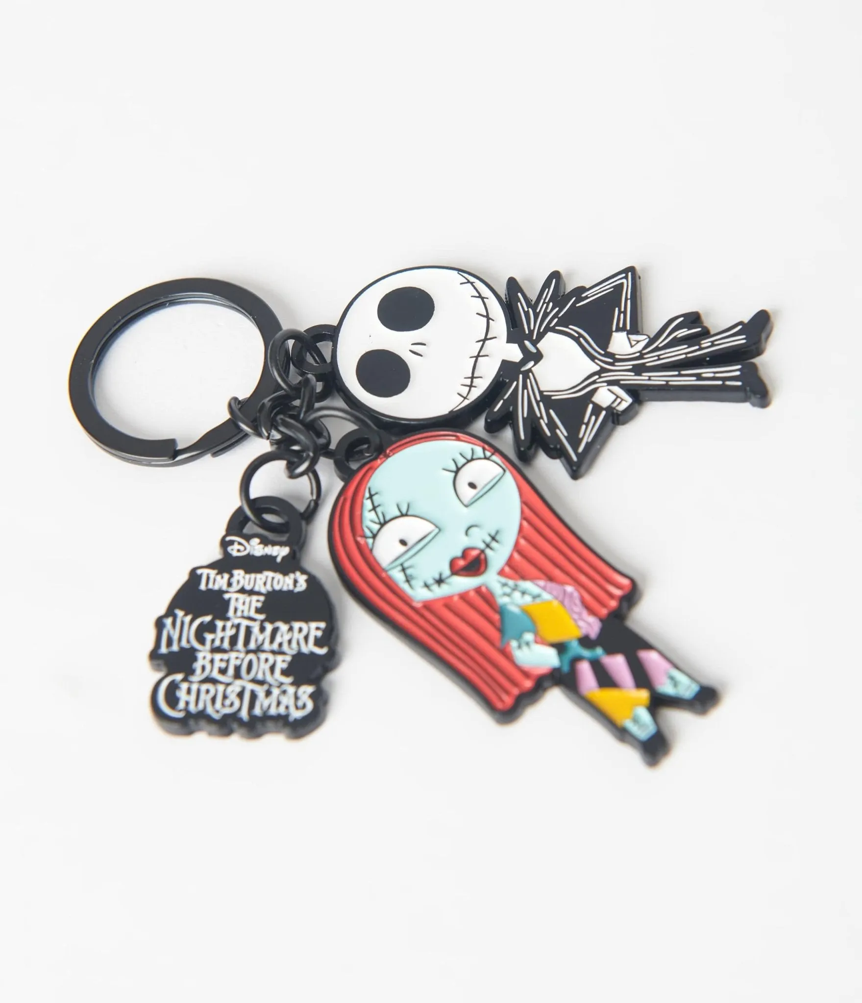 Nightmare Before Christmas Jack & Sally Charm Keychain sold by Unique Vintage product image thumbnail 3