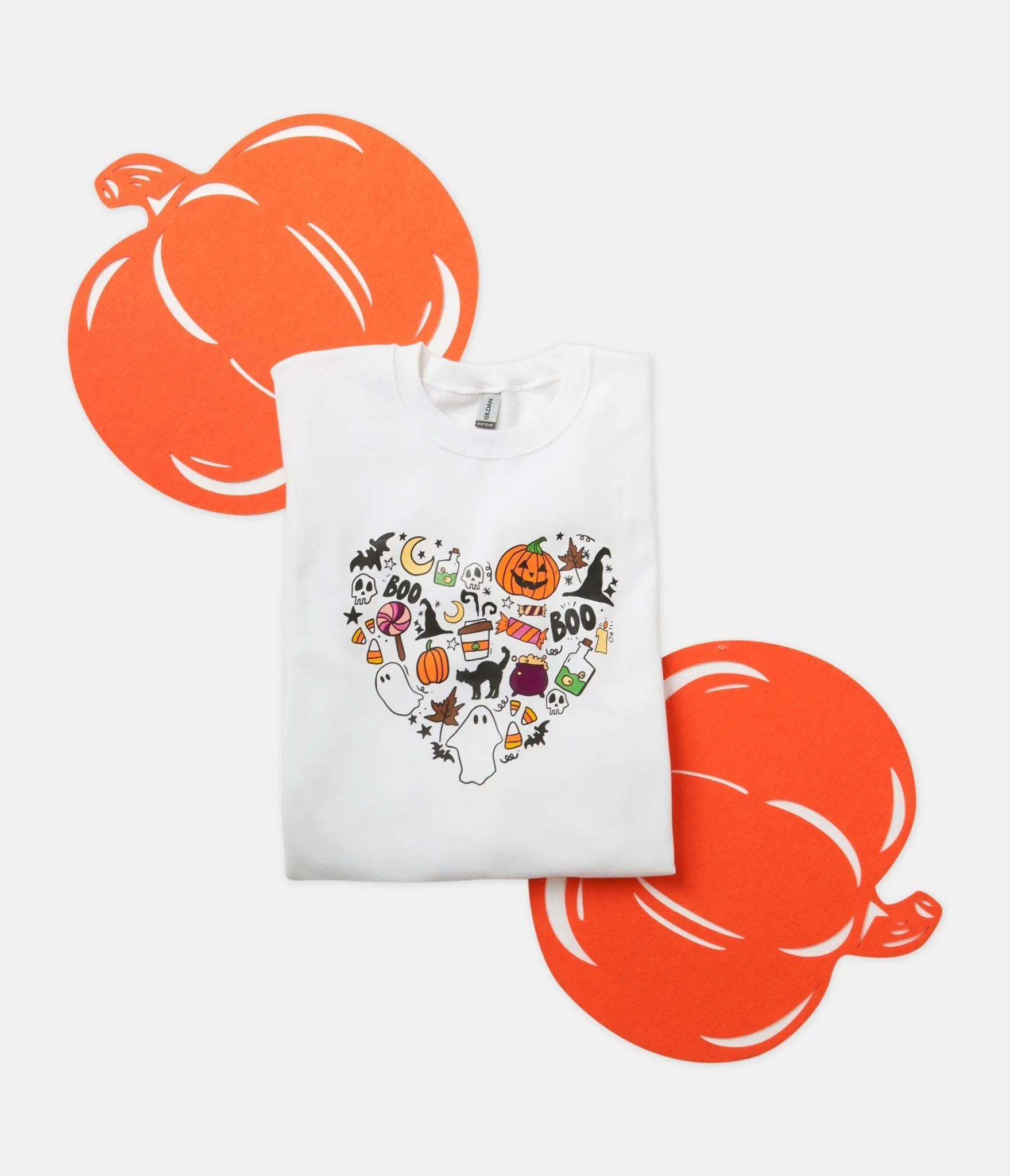 Halloween Heart Unisex Graphic Sweatshirt sold by Unique Vintage product image thumbnail 2