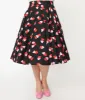 Hell Bunny Plus Size Pink & Red Heart Confetti Swing Skirt sold by Unique Vintage