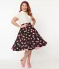 Hell Bunny Plus Size Pink & Red Heart Confetti Swing Skirt sold by Unique Vintage