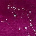 Smak Parlour 1970s Berry & Silver Constellation Velvet Cutout Maxi Dress sold by Unique Vintage product image thumbnail 4