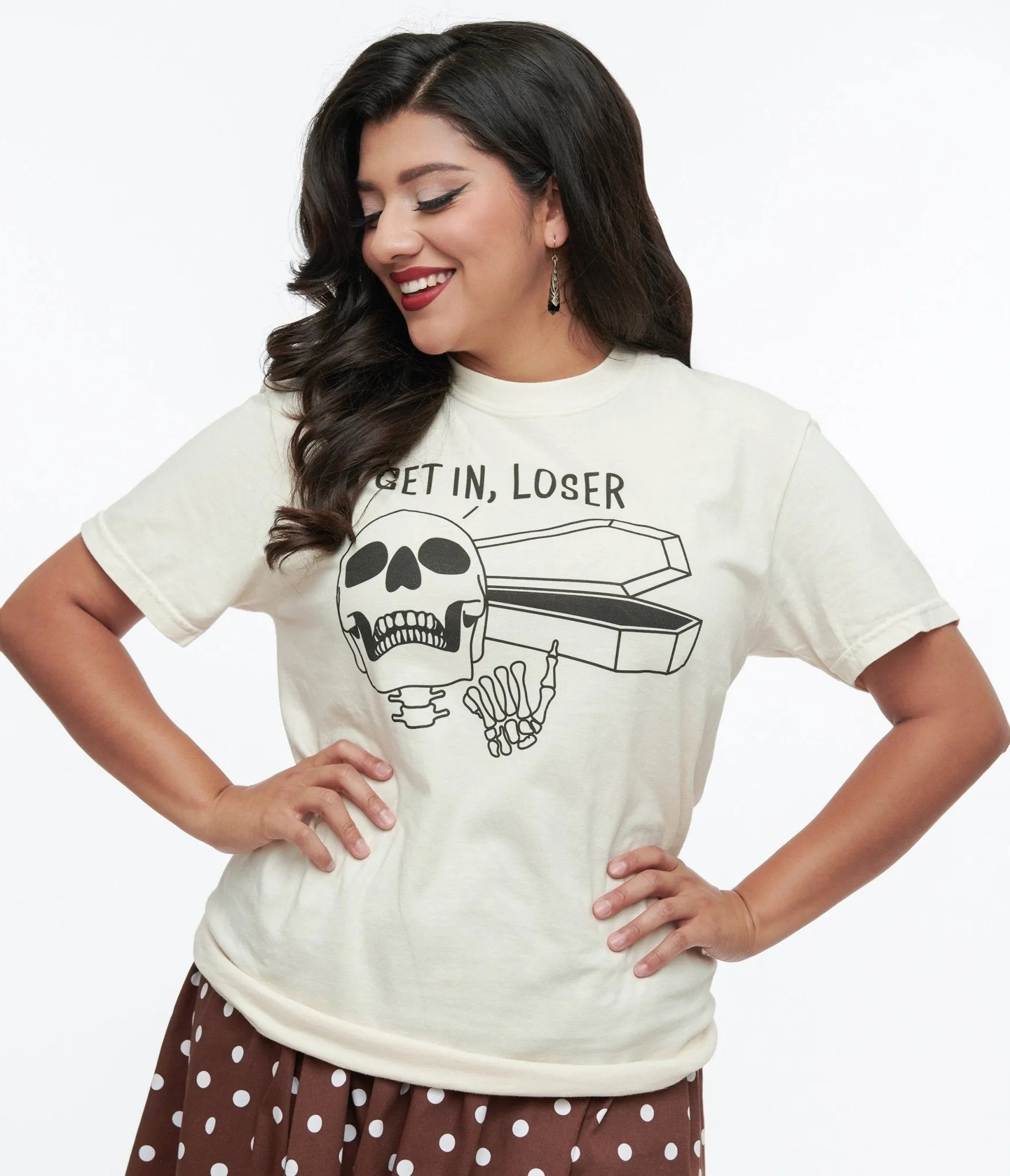 Get In Loser Unisex Graphic Tee sold by Unique Vintage product image thumbnail 3