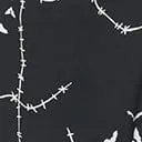 Hell Bunny Black & White Stitches Blouse sold by Unique Vintage product image thumbnail 4