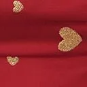 Unique Vintage Red & Gold Glitter Heart Flare Dress sold by Unique Vintage product image thumbnail 4