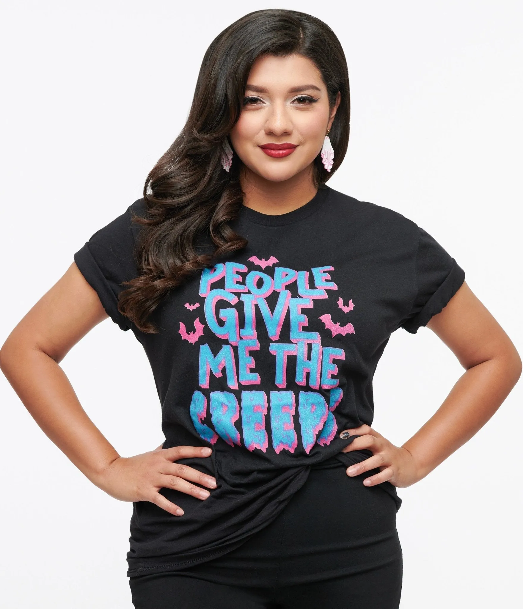 People Give Me The Creeps Unisex Graphic Tee sold by Unique Vintage