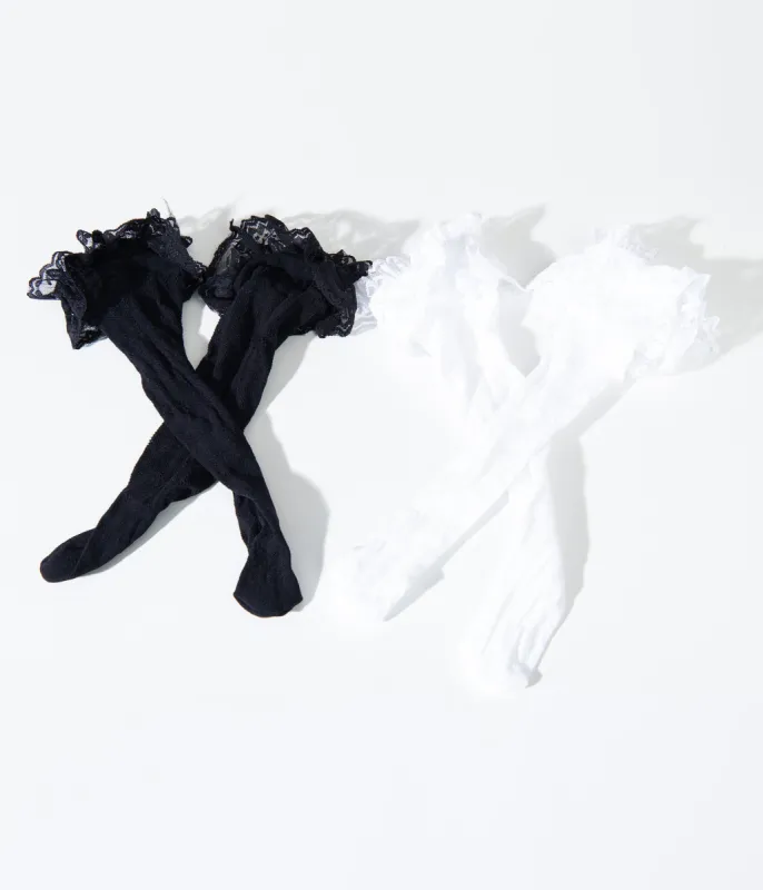 1980s Lace Socks Set sold by Unique Vintage