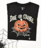 Black Dark & Strange Fitted Graphic Tee sold by Unique Vintage