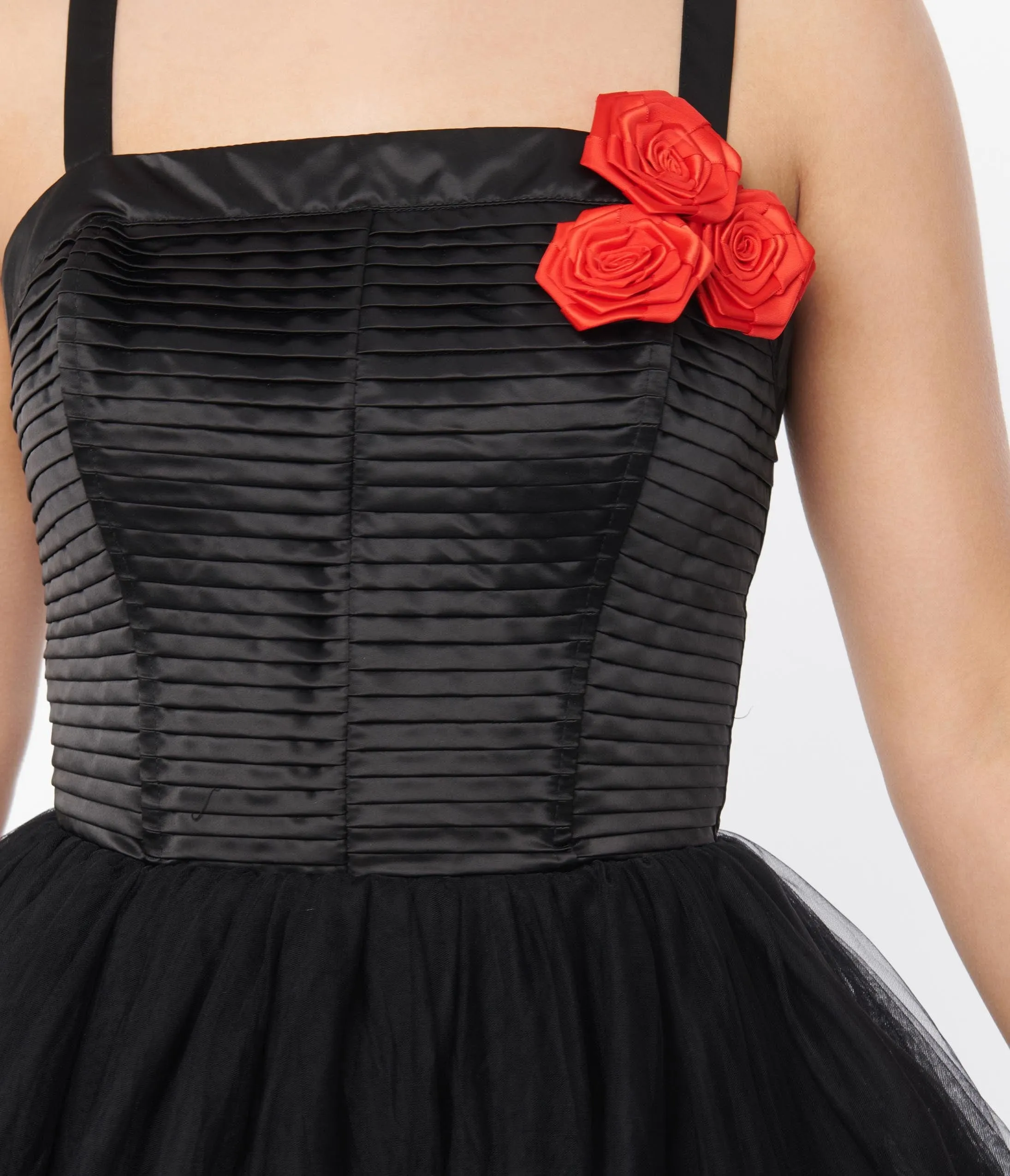 Unique Vintage Black Tulle Swing Dress sold by Unique Vintage product image thumbnail 2