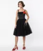 Unique Vintage Black Tulle Swing Dress sold by Unique Vintage