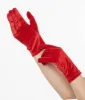 Unique Vintage 1950s Red Velvet Gloves sold by Unique Vintage