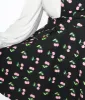 Unique Vintage Plus Size Black & Pink Cherries Brionne Pinafore Skirt sold by Unique Vintage