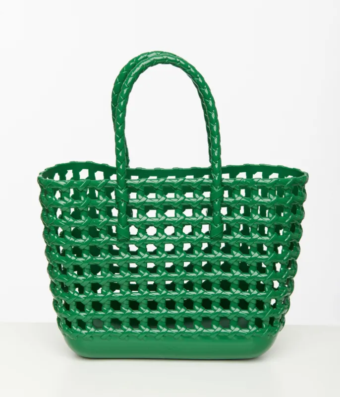 1970s Green Net Handbag sold by Unique Vintage