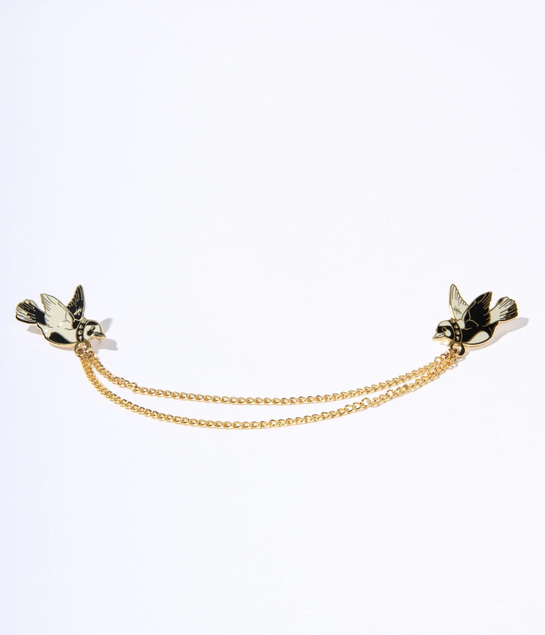 Love Birds Collar Enamel Pin Set sold by Unique Vintage product image thumbnail 2