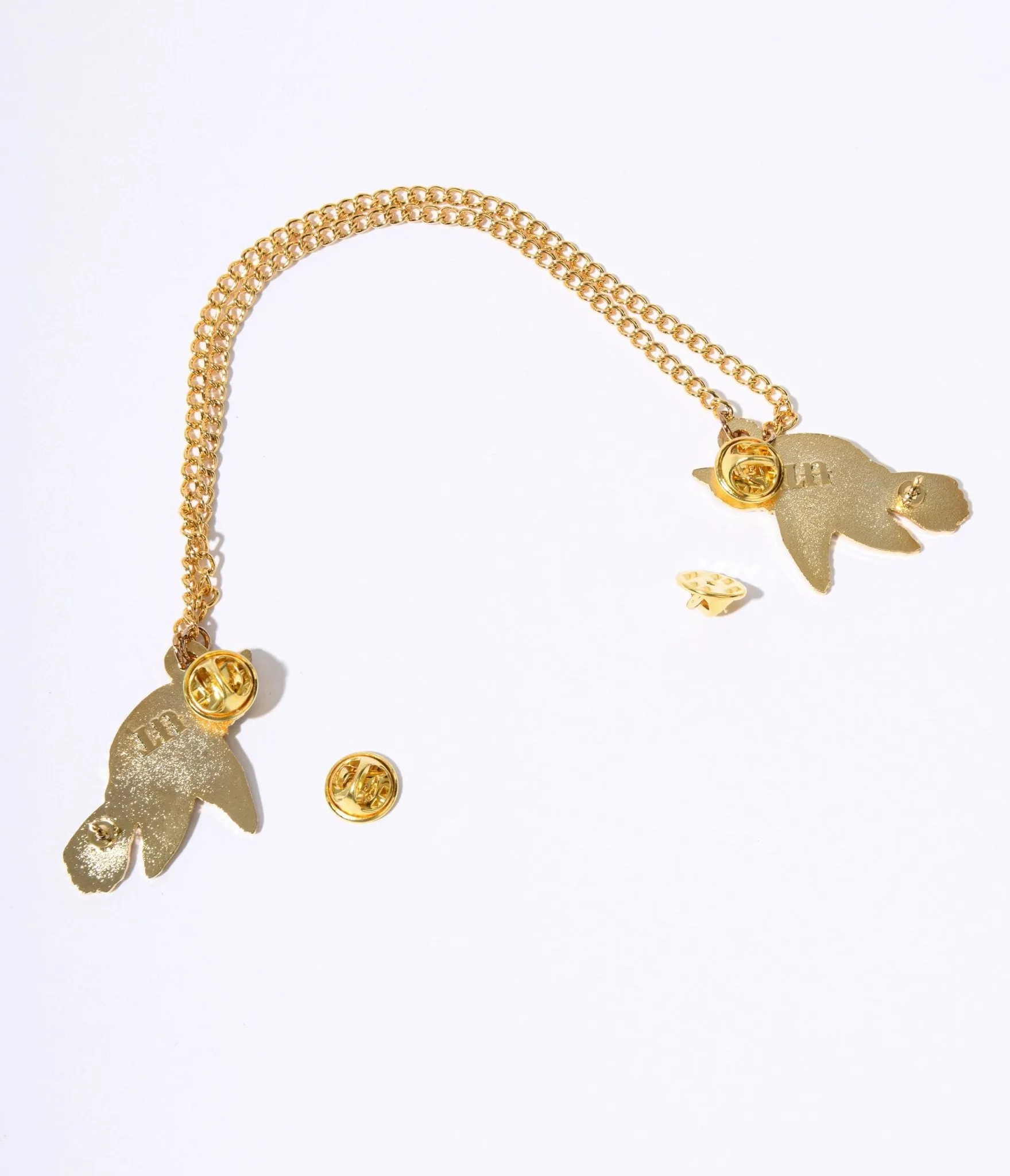 Love Birds Collar Enamel Pin Set sold by Unique Vintage product image thumbnail 3