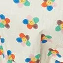 Ivory & Multicolor Happy Daisies Sleeveless Top sold by Unique Vintage product image thumbnail 4