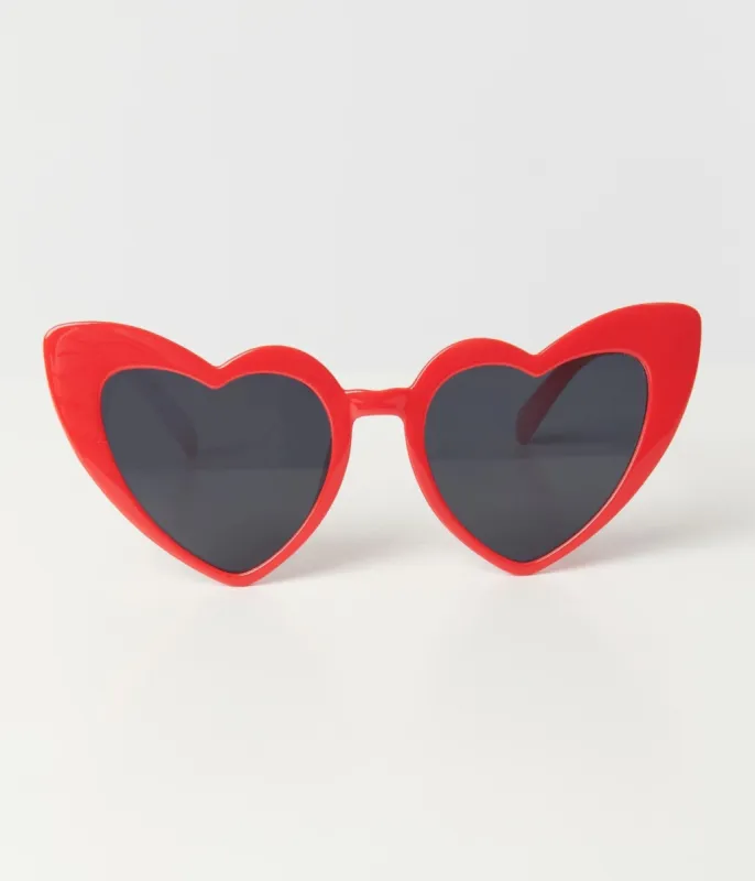 Unique Vintage Red Heart Sunglasses sold by Unique Vintage
