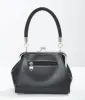 1950s Black & White Bat Wing Miss Foxy Handbag sold by Unique Vintage