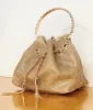 Gold Rhinestone Satchel Handbag sold by Unique Vintage