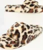 Leopard Print Fuzzy Slippers sold by Unique Vintage