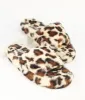 Leopard Print Fuzzy Slippers sold by Unique Vintage