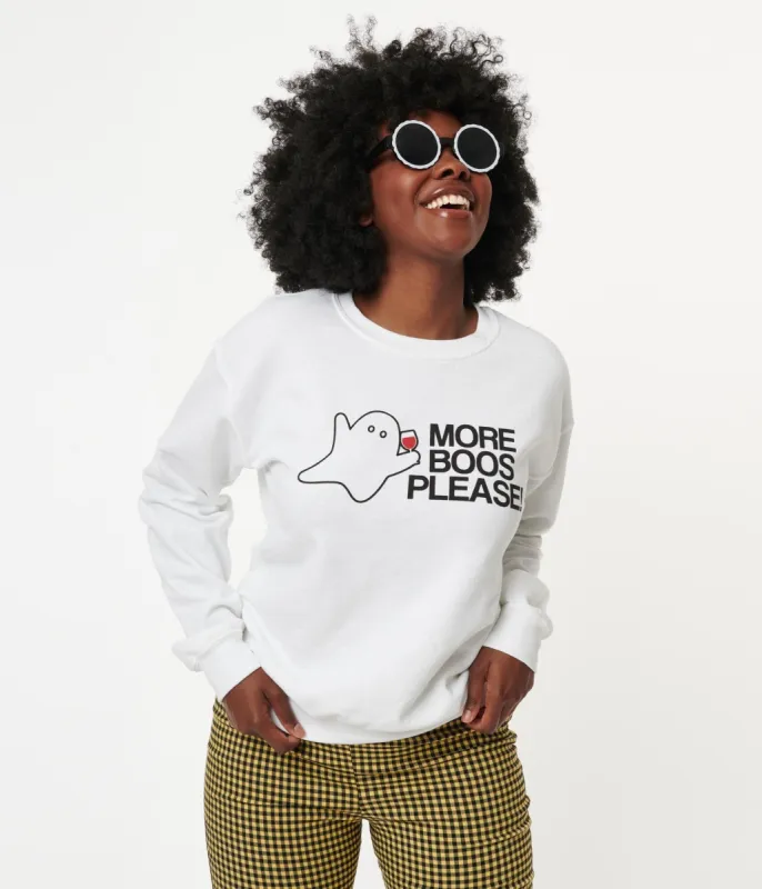 More Boos Please Graphic Sweatshirt sold by Unique Vintage