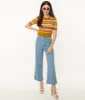 Light Blue Denim Straight Leg Jeans sold by Unique Vintage