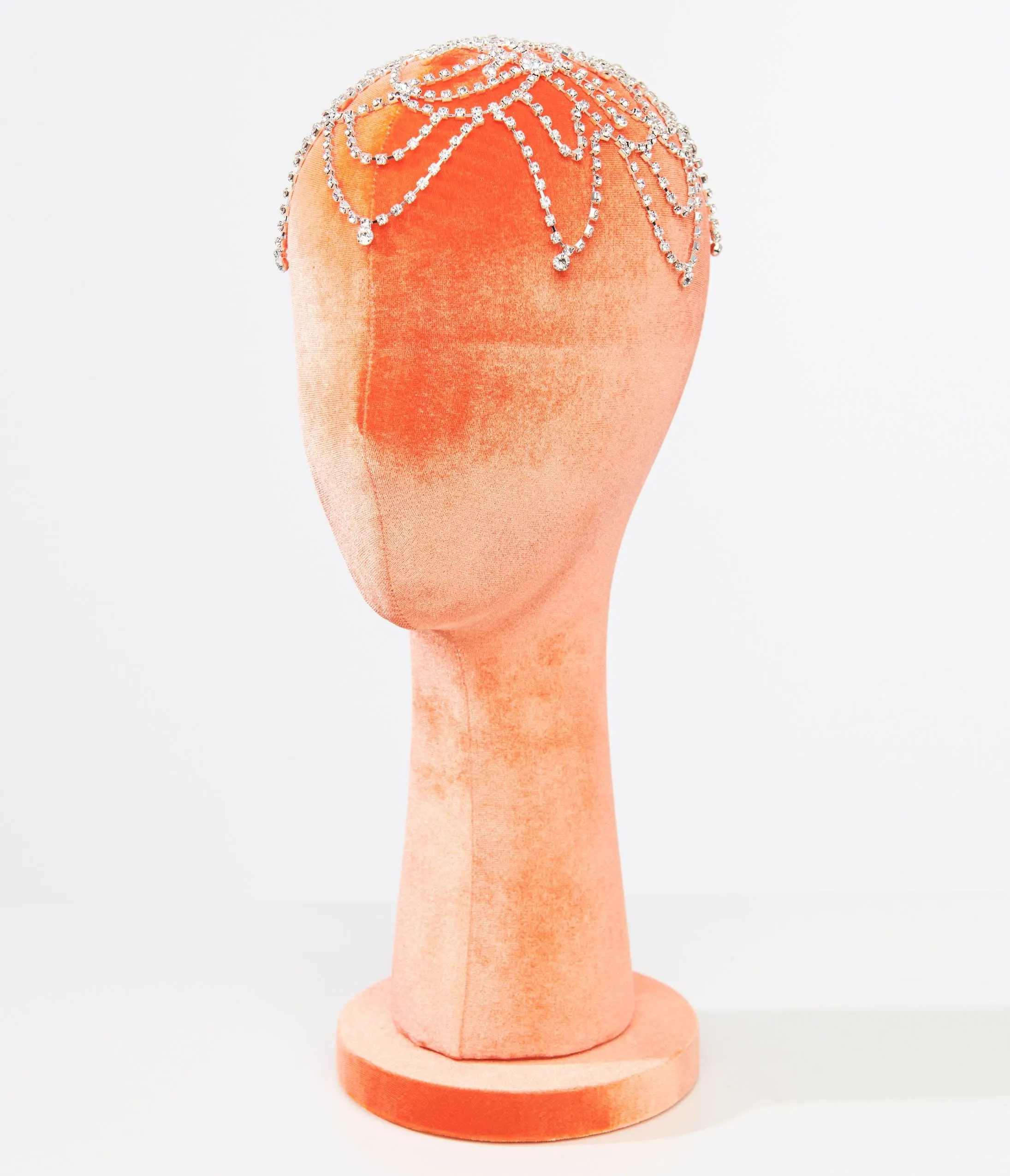 Unique Vintage 1920s Rhinestone Flapper Curtain Headpiece sold by Unique Vintage product image thumbnail 3