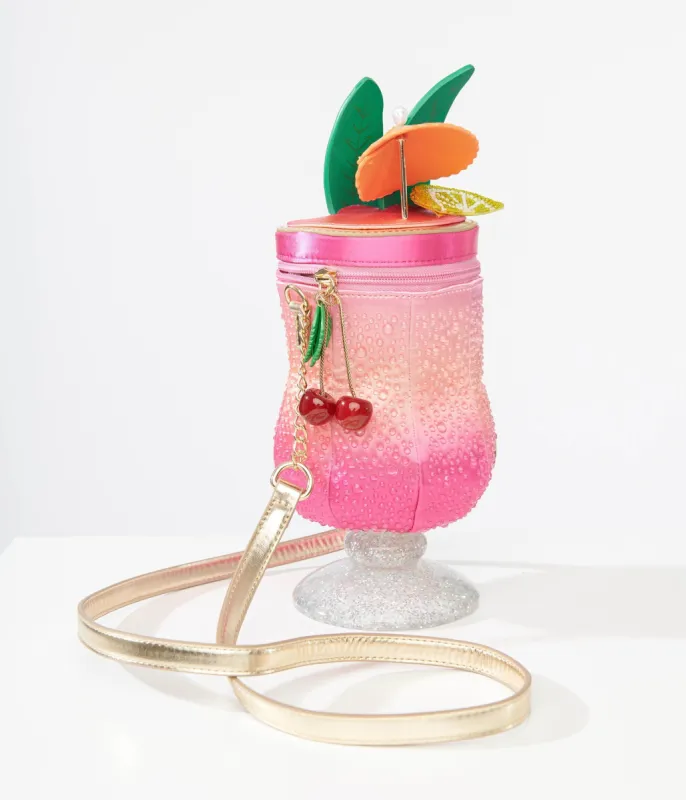 Betsey Johnson Tropical Cocktail Handbag made by Unique Vintage